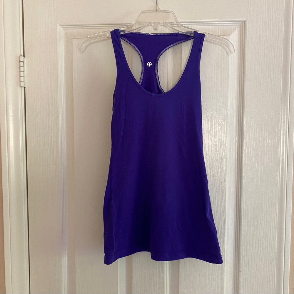 Lululemon Electric Purple Racerback Tank Top